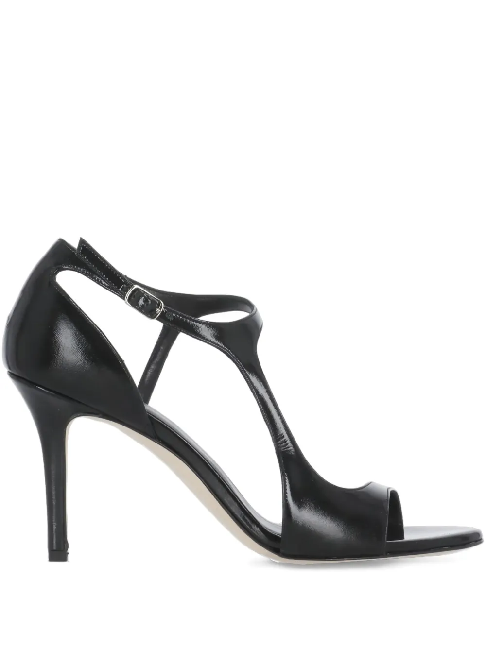 The Seller 100mm ankle-strap pumps Black