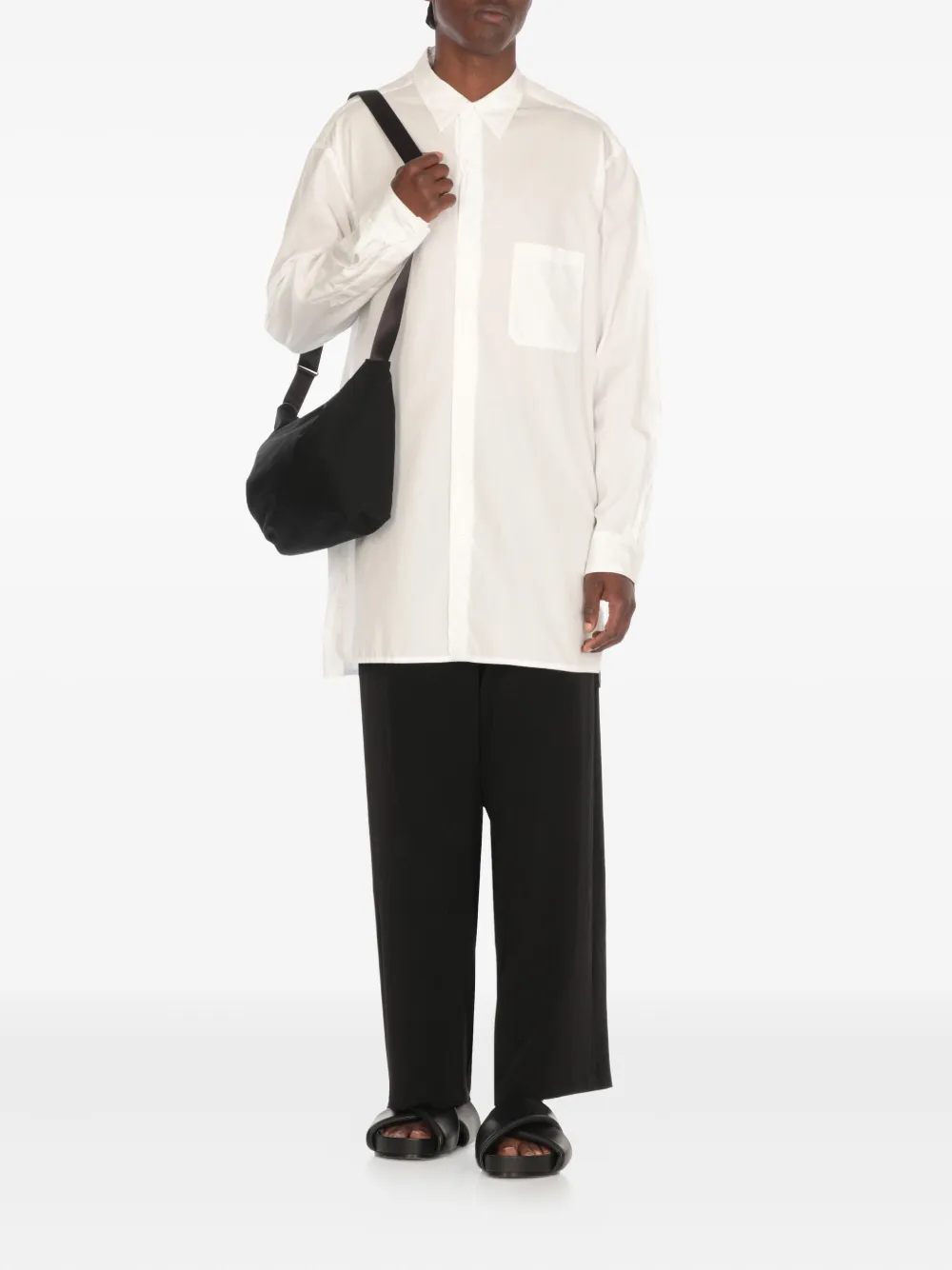 Yohji Yamamoto T-shirt met lange mouwen - Wit