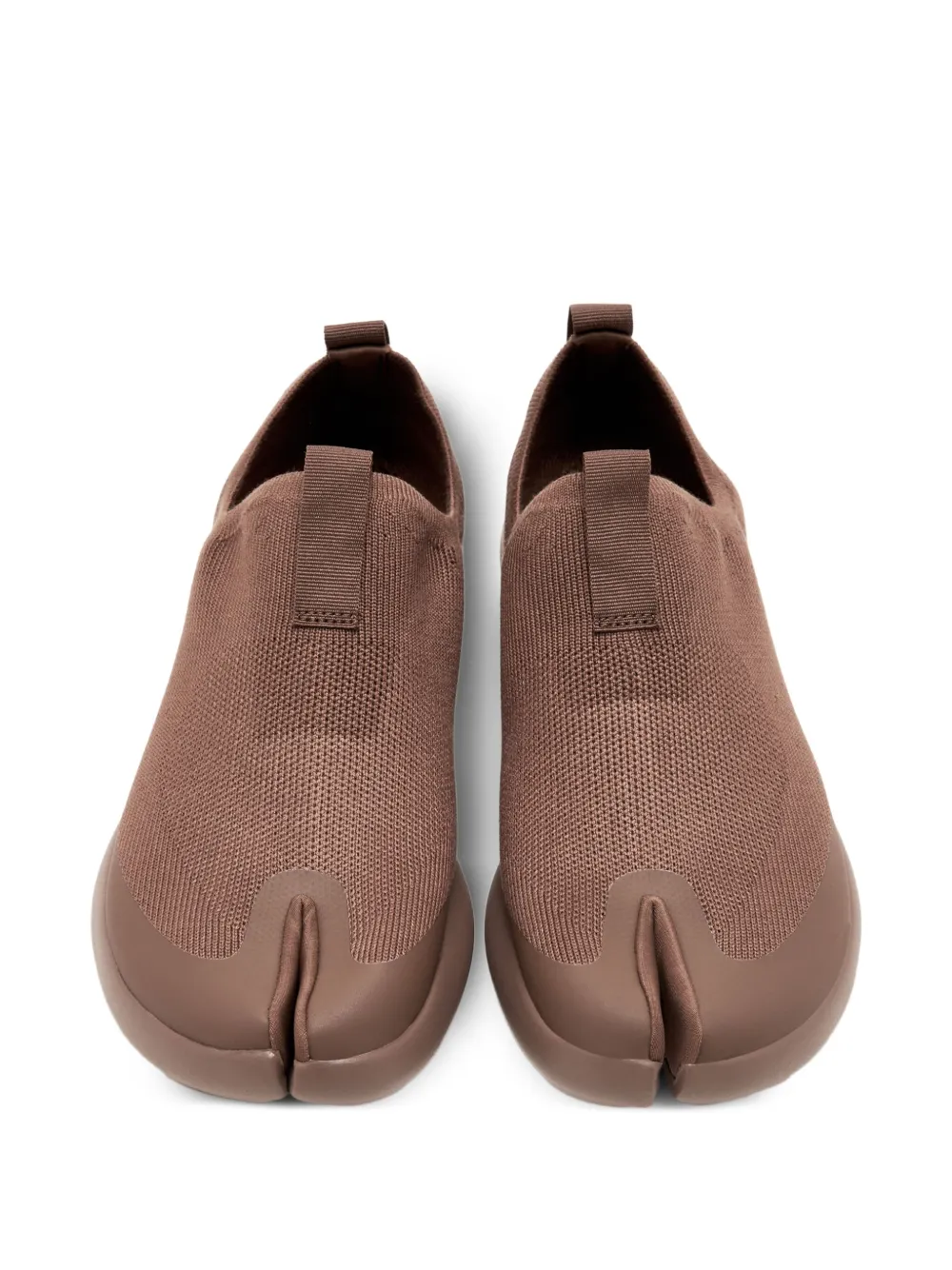 Tabi Footwear split-toe slip-on sneakers Brown
