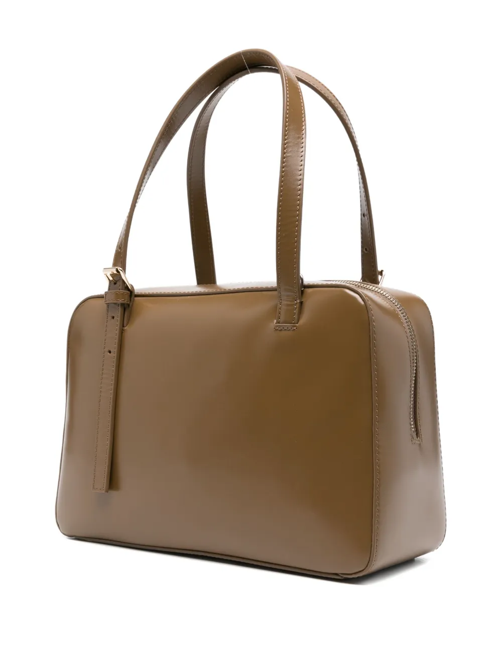 Apc Virgine Box Buckle-detail Tote Bag In Brown