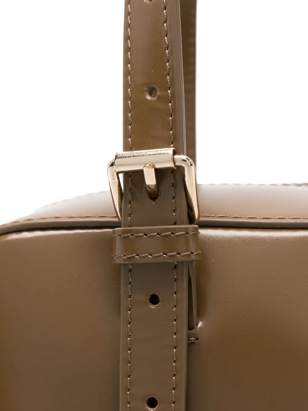 Apc Virgine Box Buckle-detail Tote Bag In Brown