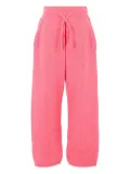 Laneus drawstring knitted trousers - Pink