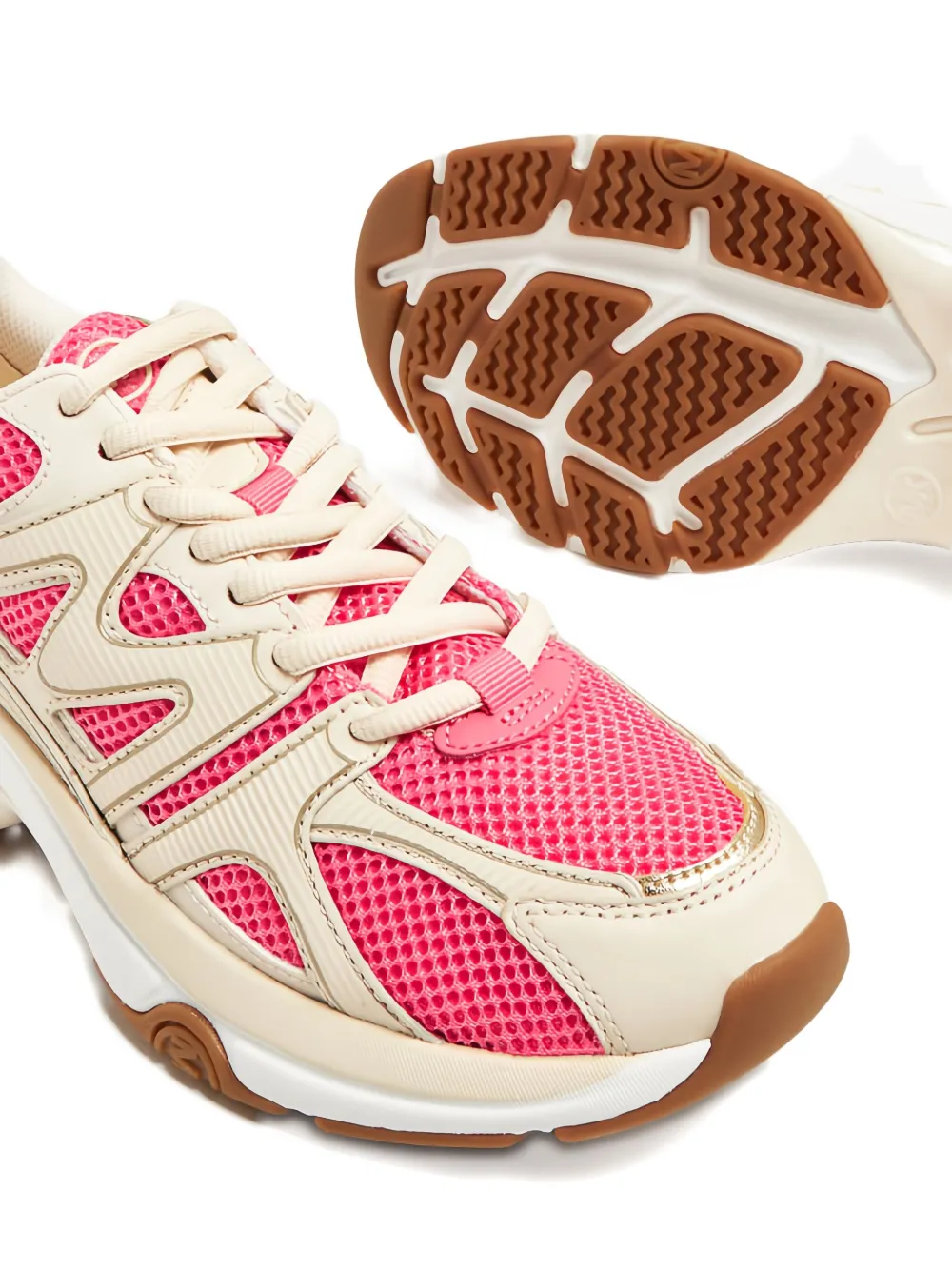 Michael Kors contrast-panelled sneakers Pink