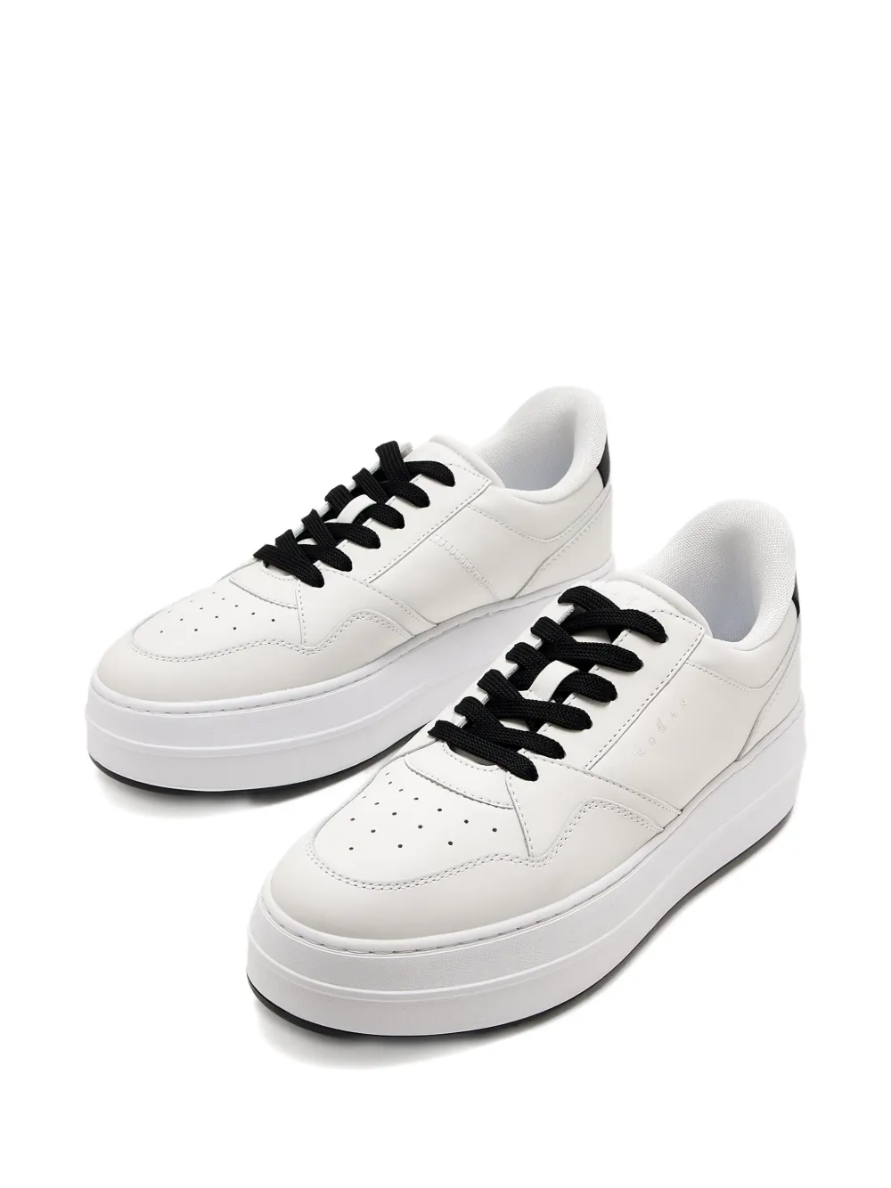 Hogan platform leather sneakers White
