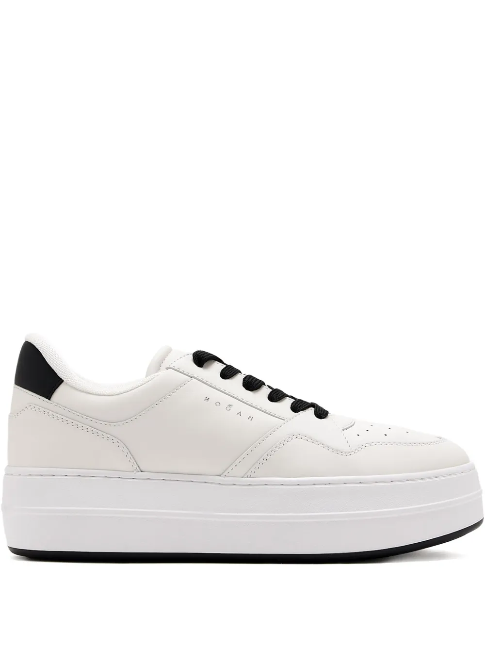Hogan platform leather sneakers White