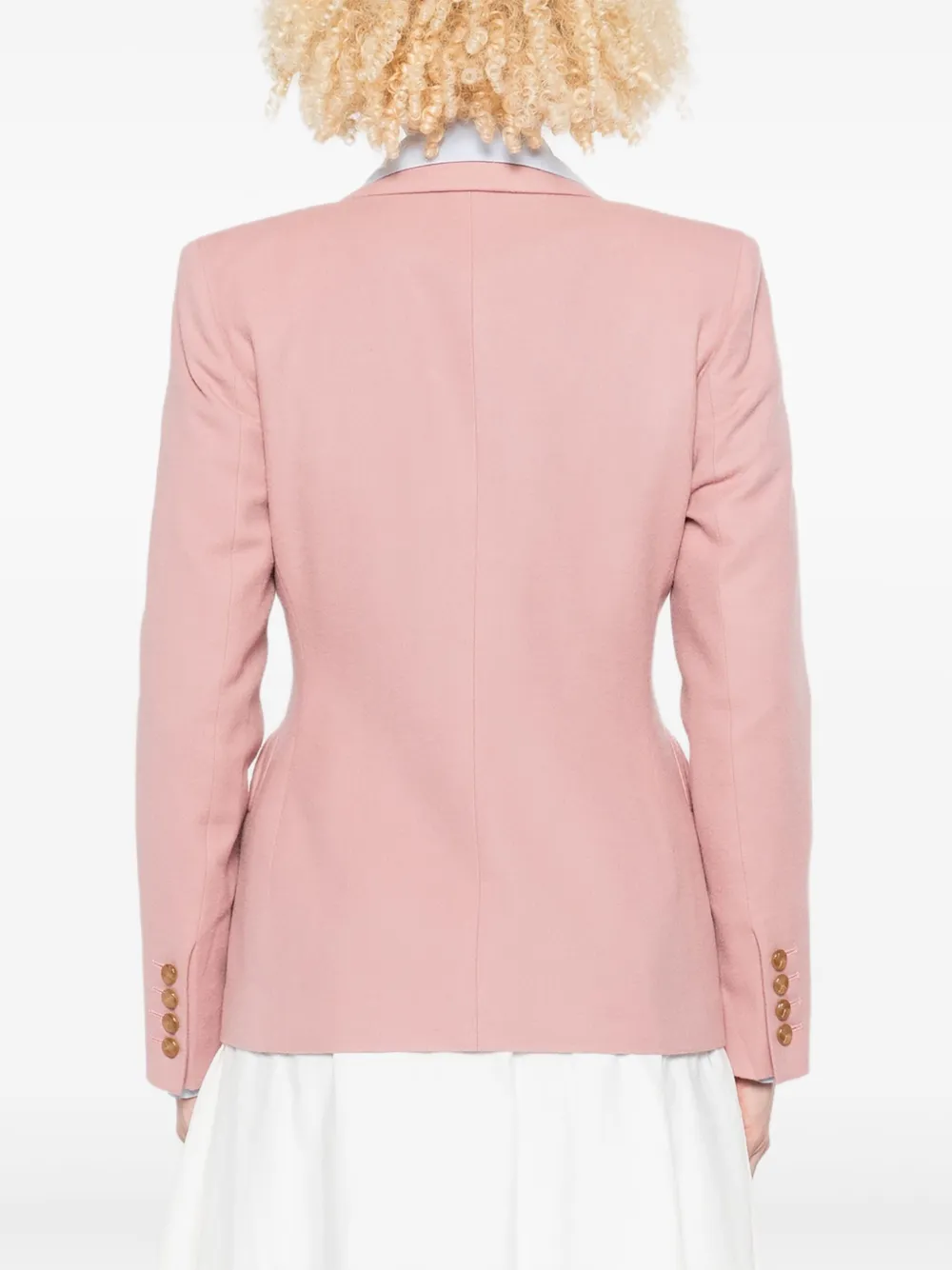 Blaze Milano ダブルブレストジャケット ピンク SS25 Blazé Milano ダブルジャケット | ピンク | FARFETCH JP