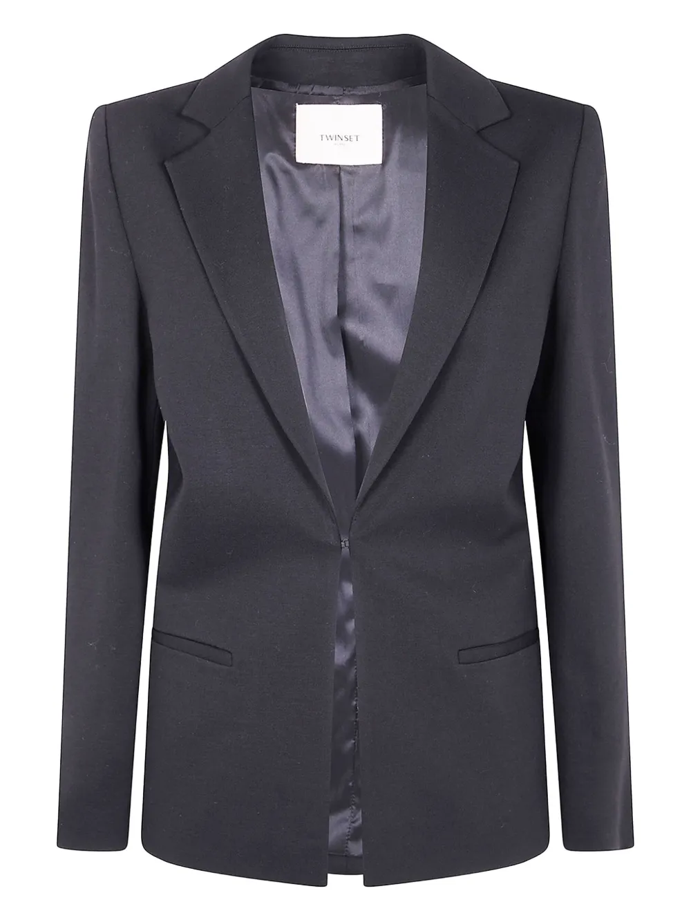 TWINSET Blazer met enkele rij knopen Zwart