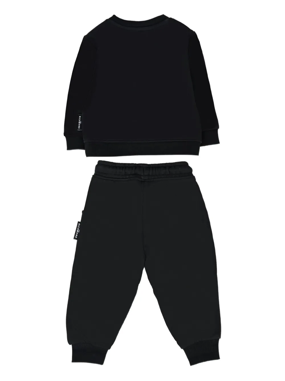 John Richmond Junior logo tracksuit Zwart