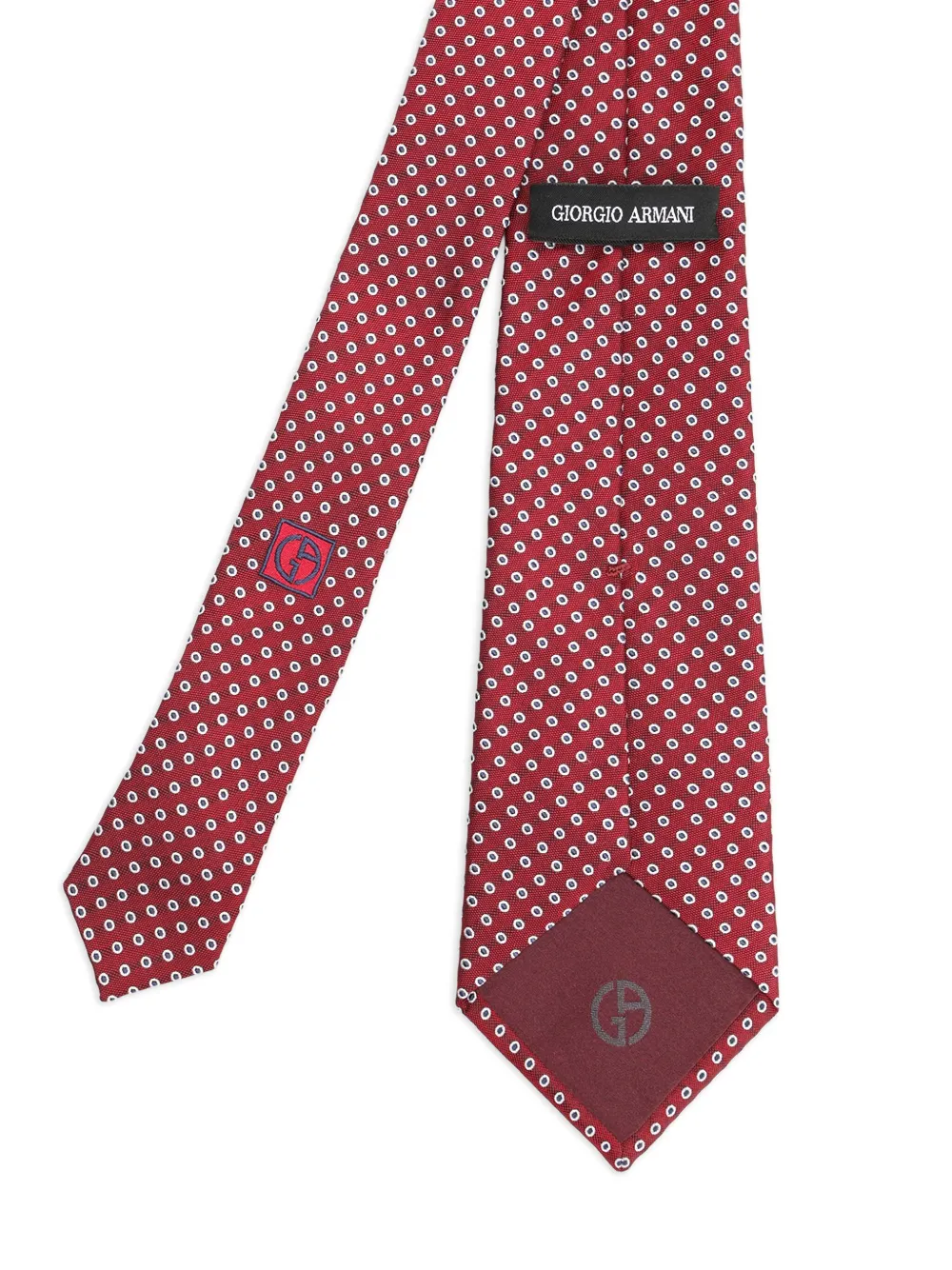 Giorgio Armani dot-pattern silk tie | Image 2