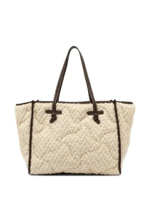 GIANNI CHIARINI Marcella chevron-quilted tote bag