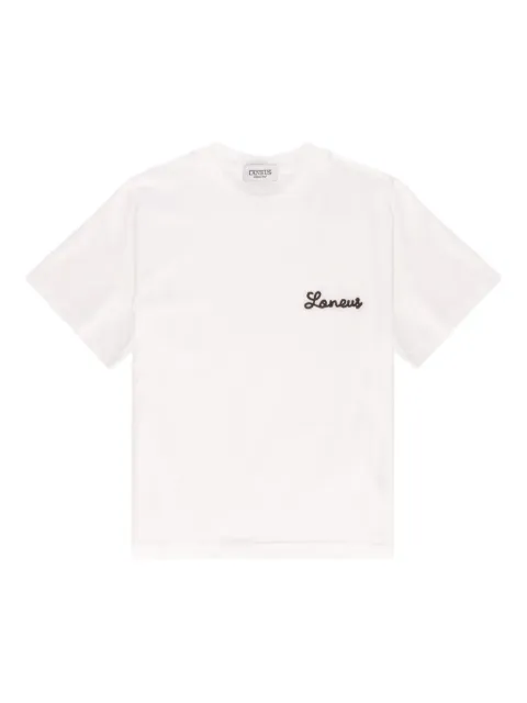 Laneus logo-embroidery jersey T-shirt