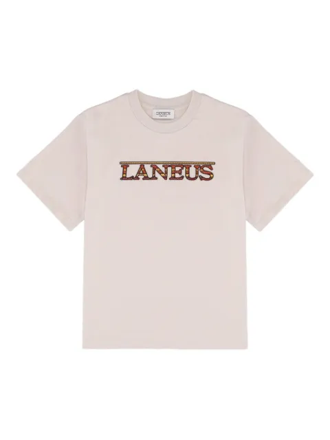 Laneus logo-embroidered jersey T-shirt