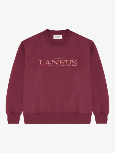 LANEUS KID interlock embroidered sweatshirt