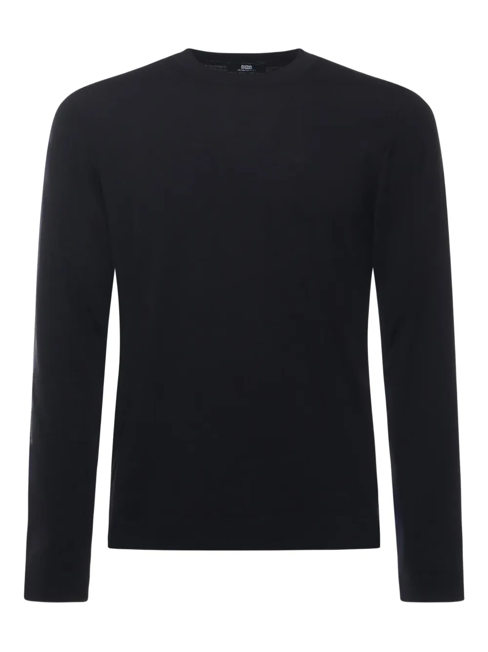 ALPHA STUDIO round-neck cashmere sweater | Black | Image 1