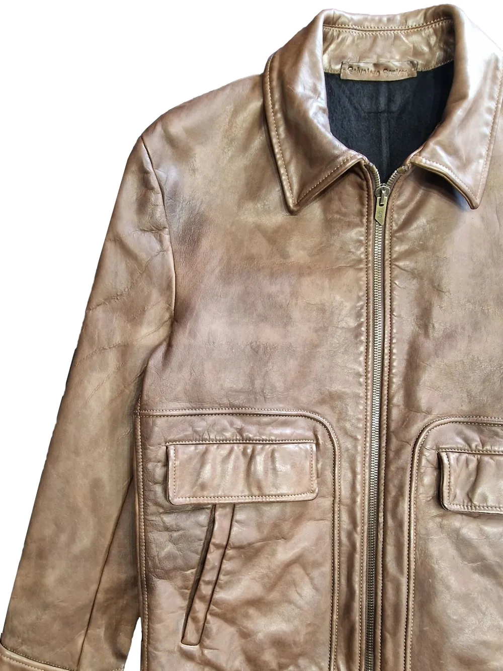 Salvatore Santoro Zip Pocket Jacket In Brown