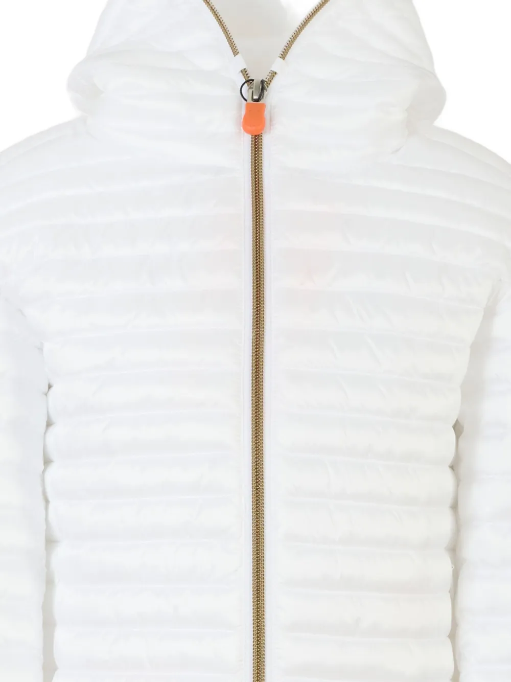 Save The Duck Hooded Quilted Padded Jacket In White