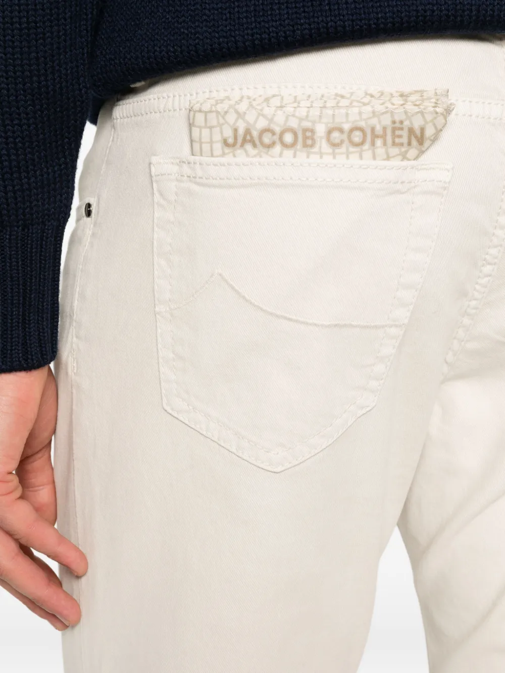 Jacob Cohën Broek met vijf zakken Beige