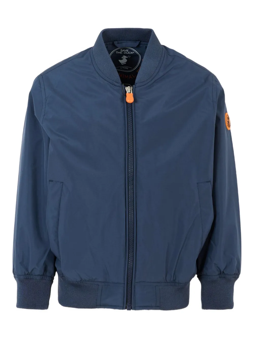 Save The Duck Kids zip bomber jacket Blauw