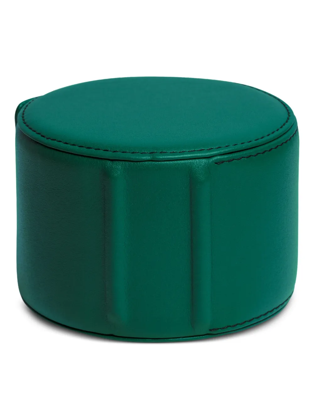 leather cylindrical watch case
