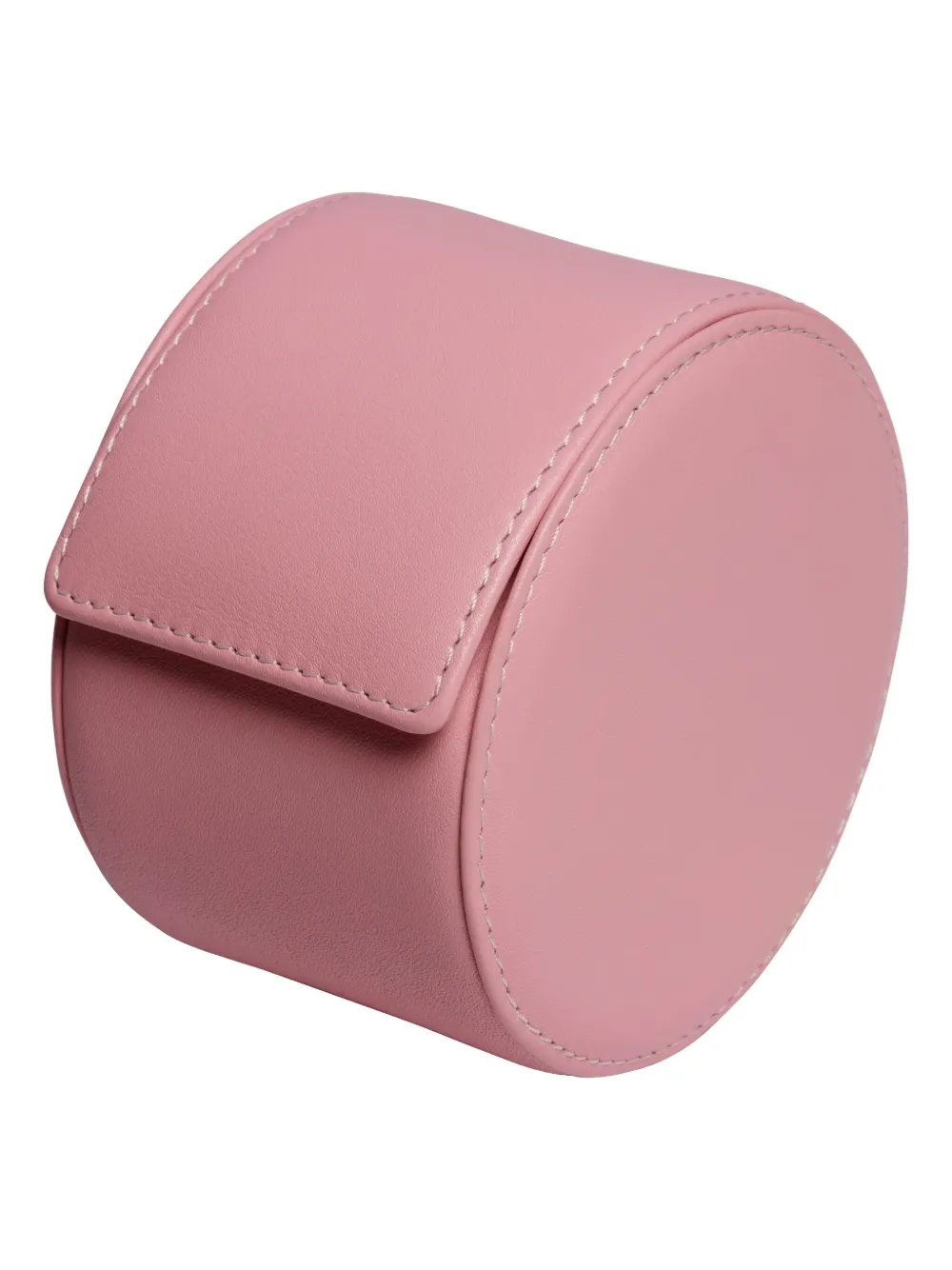 Chromatic leather cylindrical watch roll