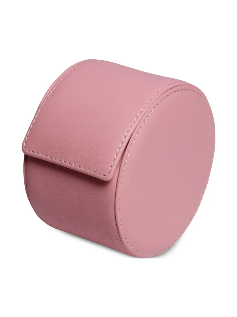 Chromatic leather cylindrical watch roll