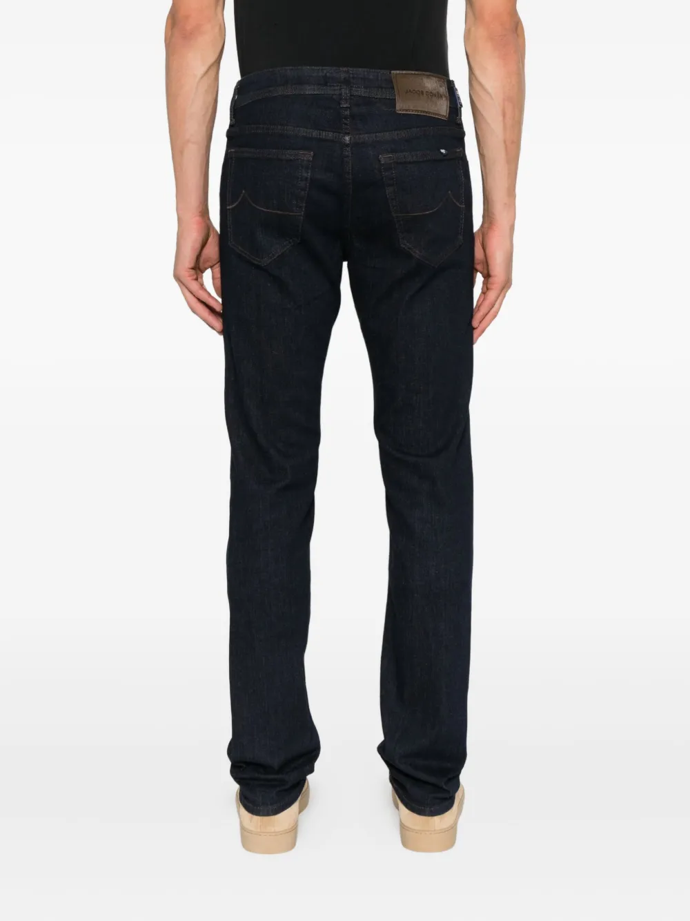 Jacob Cohen Bard Button-fly Jeans In Blue