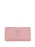 Hermès Pre-Owned 2019 Chevre Mysore Bearn Wallet long wallets - Pink