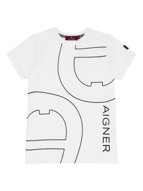 Aigner Kids logo-print T-shirt