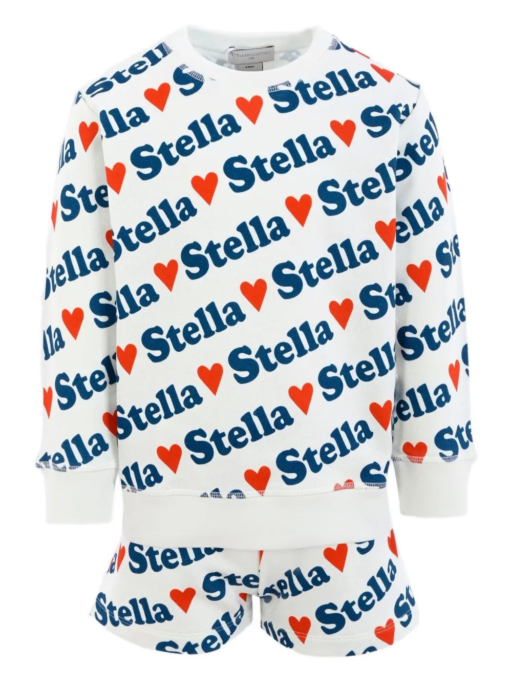 Stella McCartney Kids printed tracksuit Wit