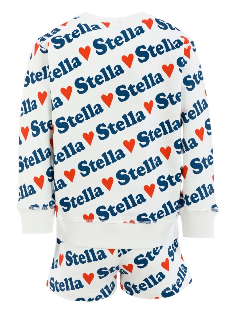 Stella McCartney Kids printed tracksuit Wit