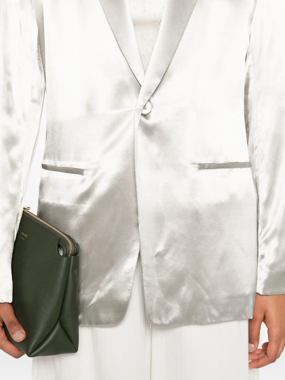 Alberta Ferretti Single-breasted Jacket In Black