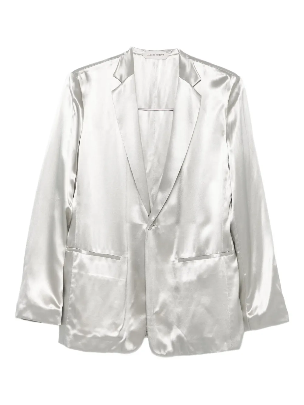 Alberta Ferretti Single-breasted Jacket In Black