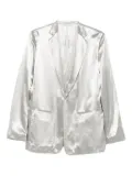 Alberta Ferretti single-breasted jacket - Grey
