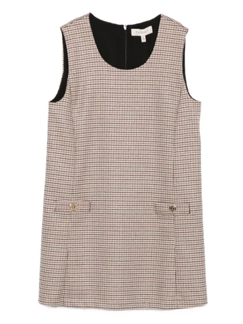 TWINSET Kids check sleeveless dress