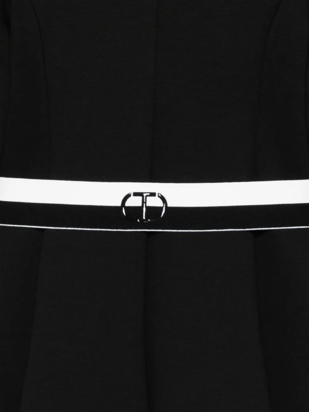 TWINSET Kids Jurk met ceintuur Zwart