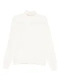 Tagliatore roll-neck virgin-wool sweater - White