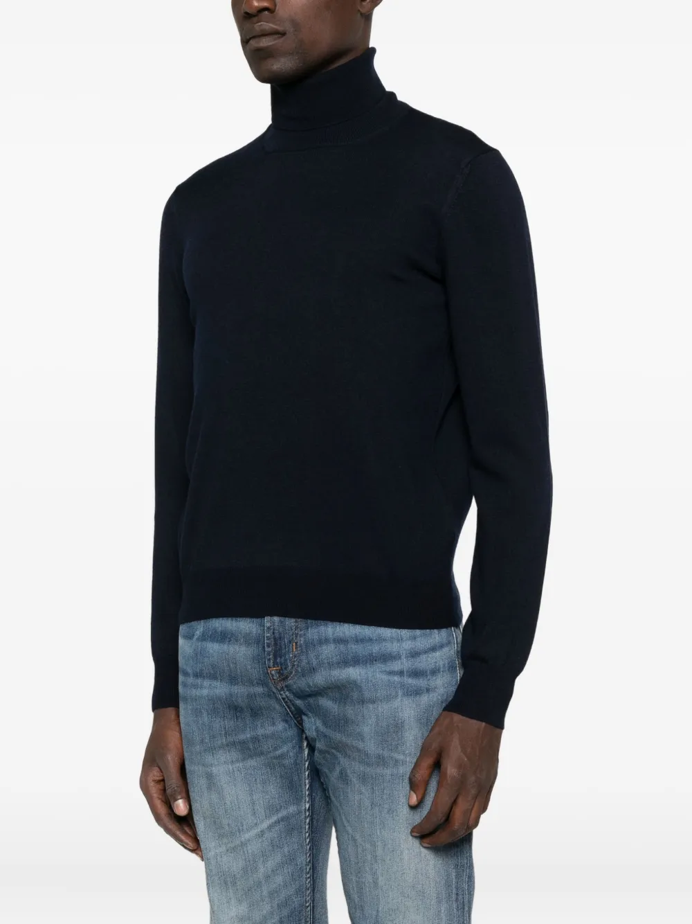 Tagliatore Wollen coltrui Blauw