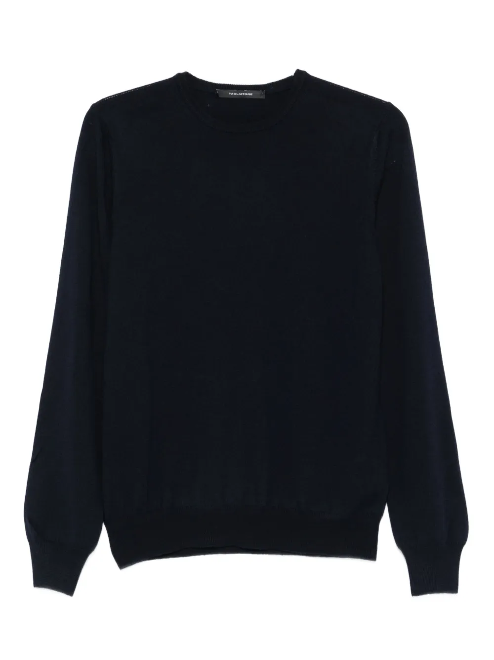 Tagliatore Trui van scheerwol Blauw