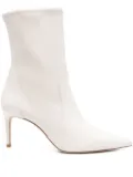 Stuart Weitzman pointed-toe sock boots - White