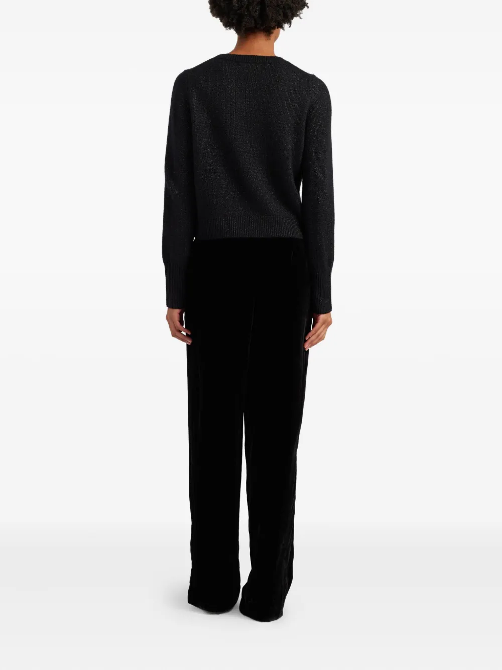 Chinti & Parker Embellished-bow Sweater In Black