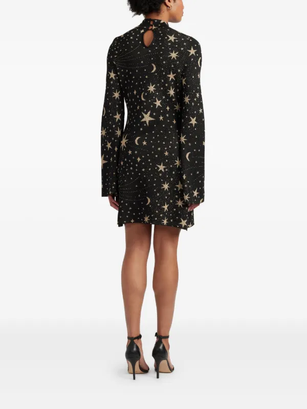 constellation mini dress Constellations Glow-in-the-Dark Short Sleeve Kids Twirl Dress