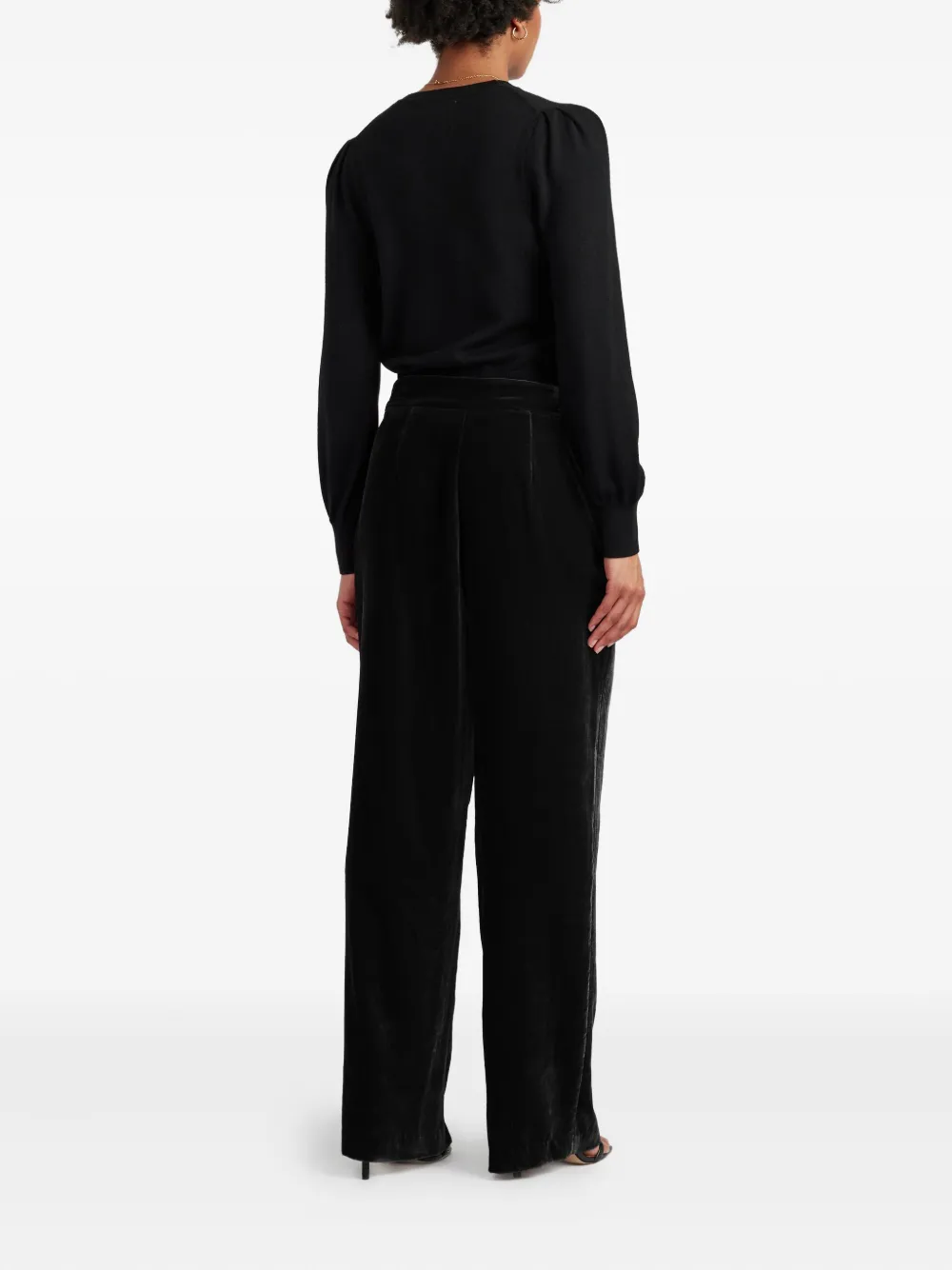 Chinti & Parker Fluwelen broek Zwart