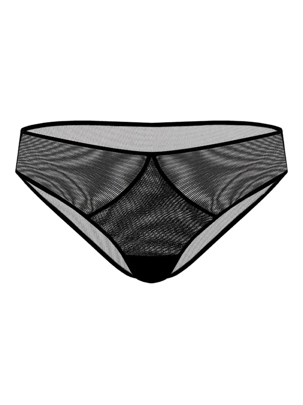 Zhilyova Asteria Mesh Briefs In Black