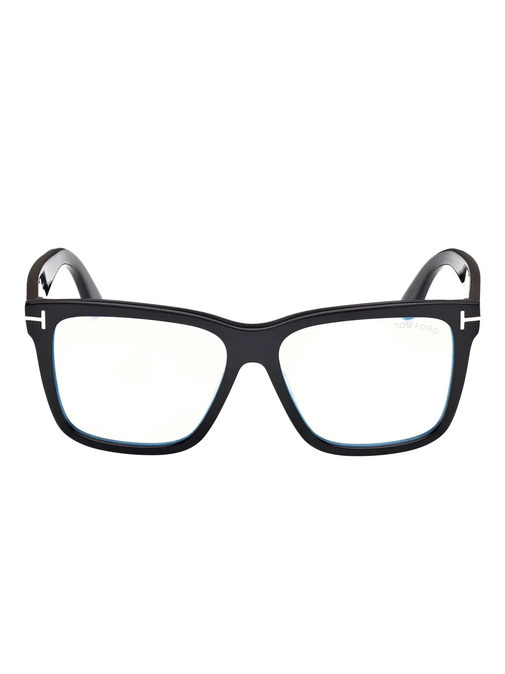 TOM FORD Eyewear square-frame clip-on glasses Zwart