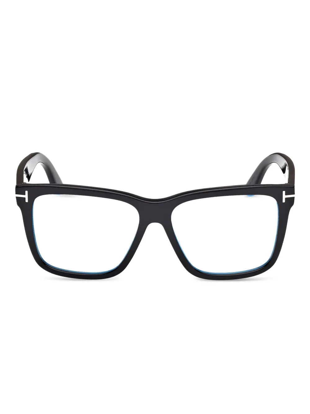 TOM FORD Eyewear square-frame clip-on glasses Zwart
