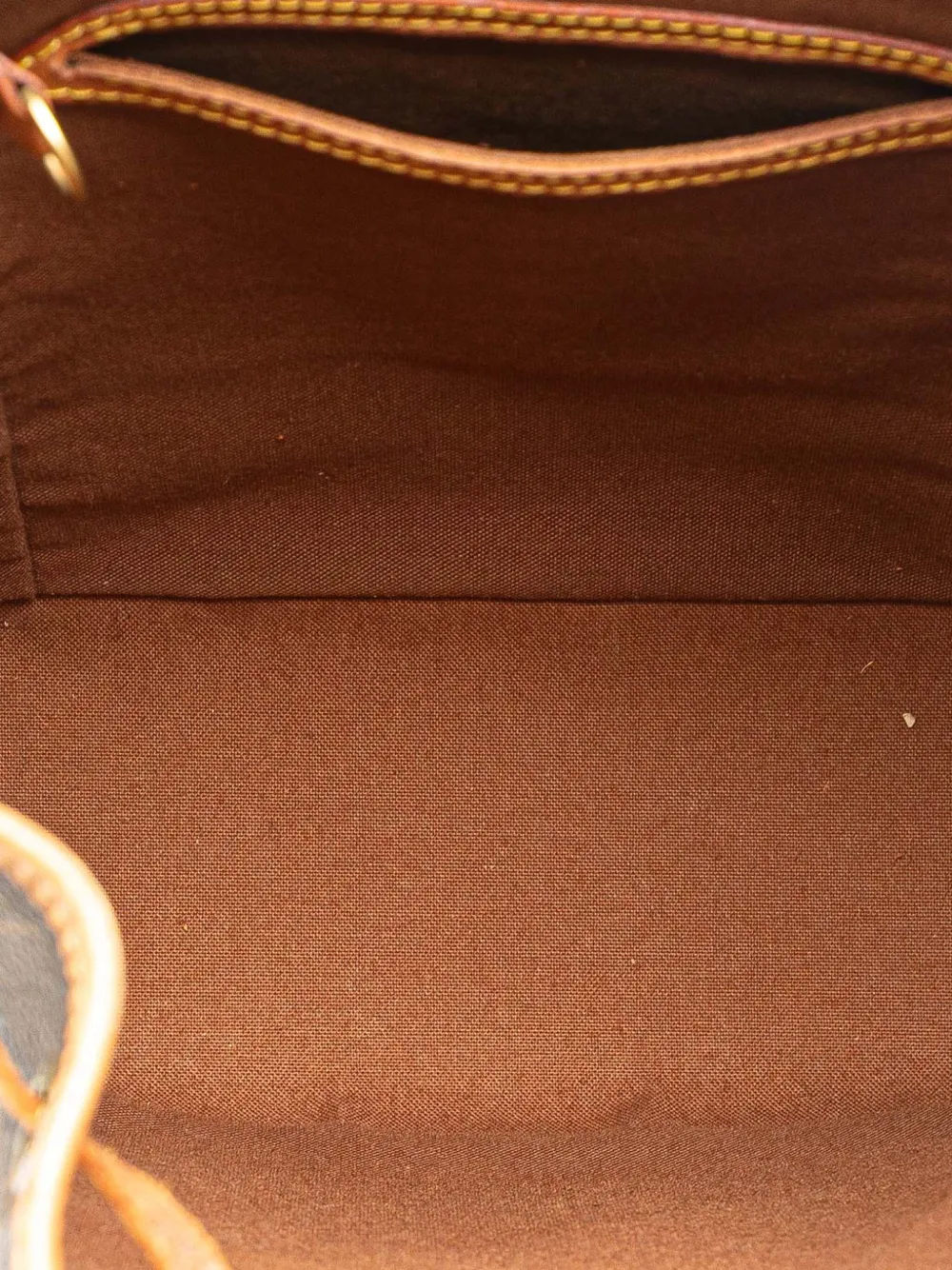 Pre-owned Louis Vuitton 1997 Monogram Montsouris Mm Backpack In Brown