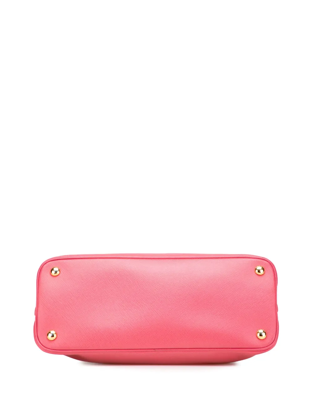 Pre-owned Prada 2013-2025 Medium Saffiano Lux Promenade Satchel In Pink
