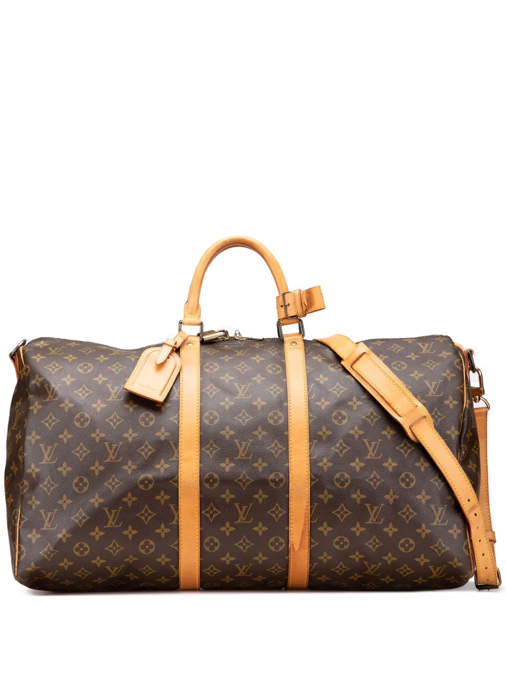 Louis Vuitton Pre-Owned 2001 Monogram Keepall Bandouliere 55 travel Louis Vuitton Pre-Owned 2001 Monogram Keepall Bandouliere 55 travel