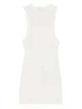 WARDROBE.NYC Racer ribbed tank top - White