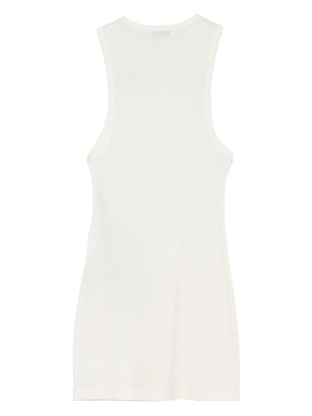 WARDROBE.NYC Racer geribbelde tanktop Wit